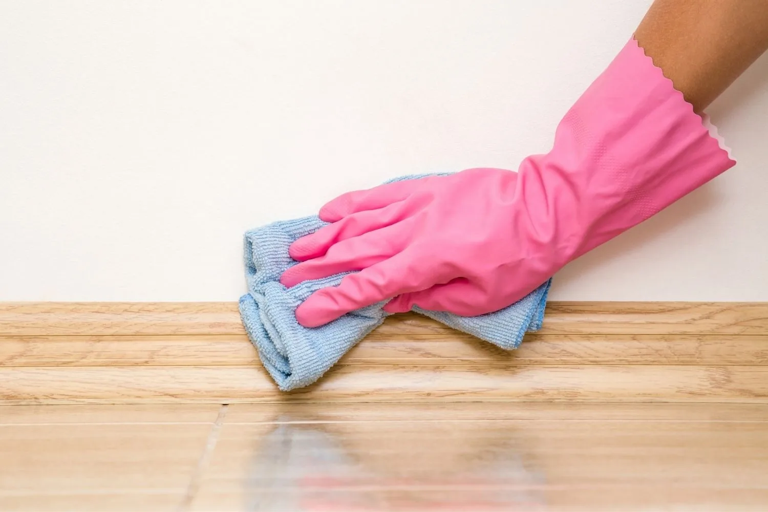 Clever tip for keeping your skirting boards dust free