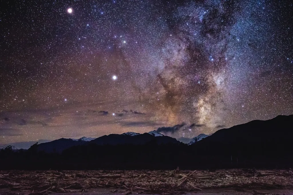 starry night sky