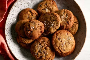 Salted caramel chocolate chunk cookies