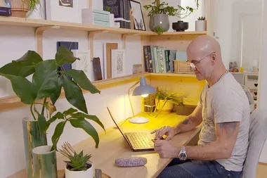 Tara turns a narrow landing into a home office