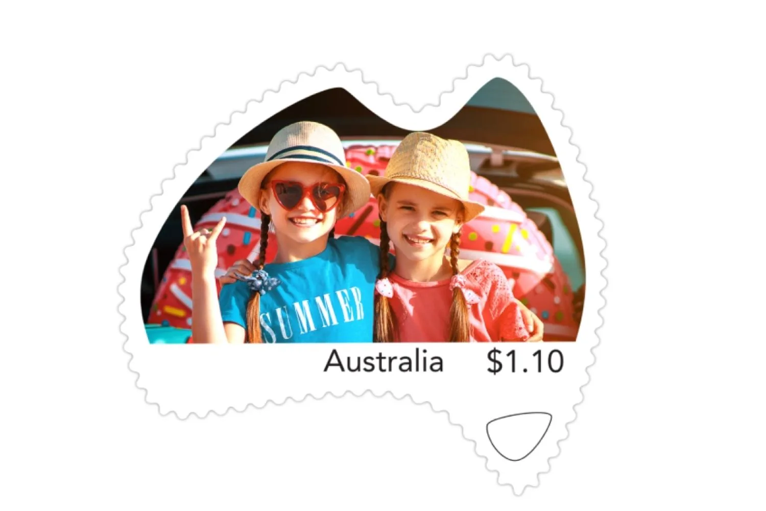 You can now personalise stamps with a picture of your face this Christmas