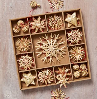 Nordic Straw 39-piece Decoration