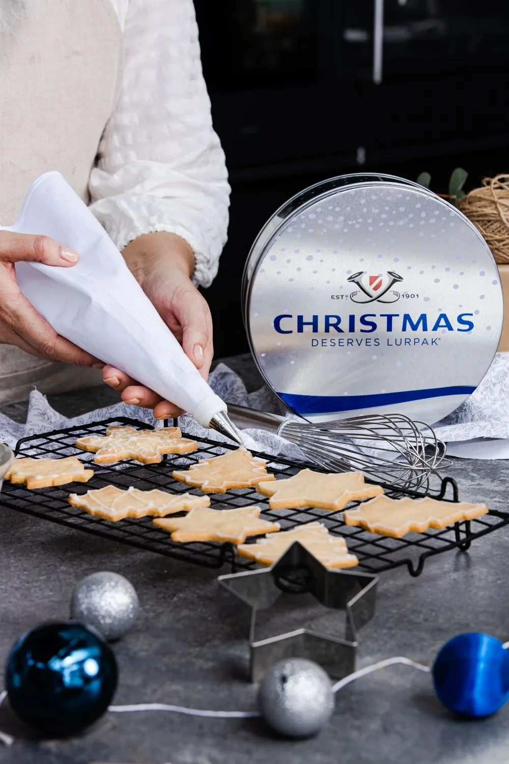 14. Christmas butter cookies