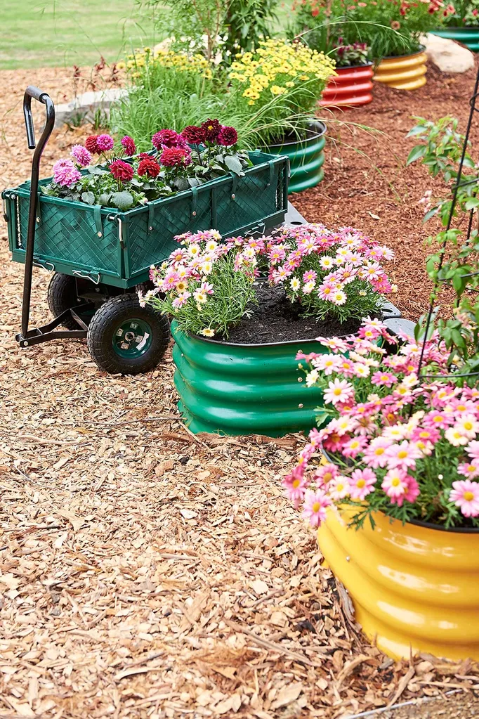 Children's playground planters