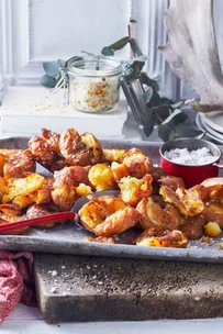 Epic roast potatoes with mixed salts