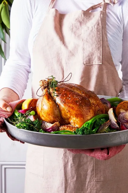 Christmas Roast Chicken with macadamia herb Recipe - Better Homes & Gardens Australia
