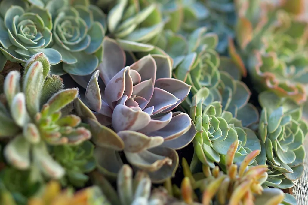 close up of succulents