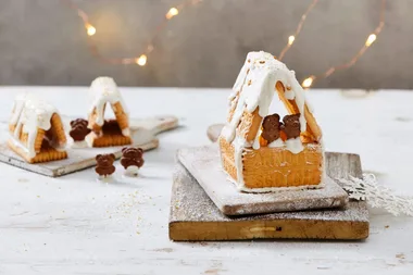 Arnott’s Scotch Finger gingerbread house