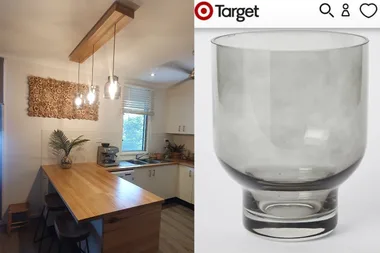 Reader project: How to make glass pendant lamps with a Target bowl