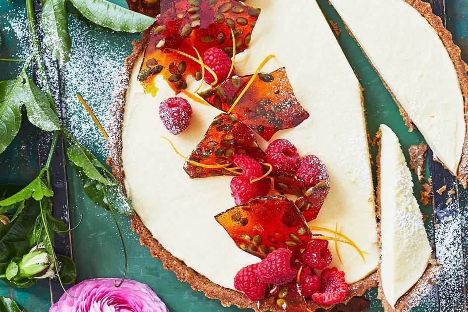 No-bake white chocolate and ginger tart Recipe - Better Homes & Gardens Australia