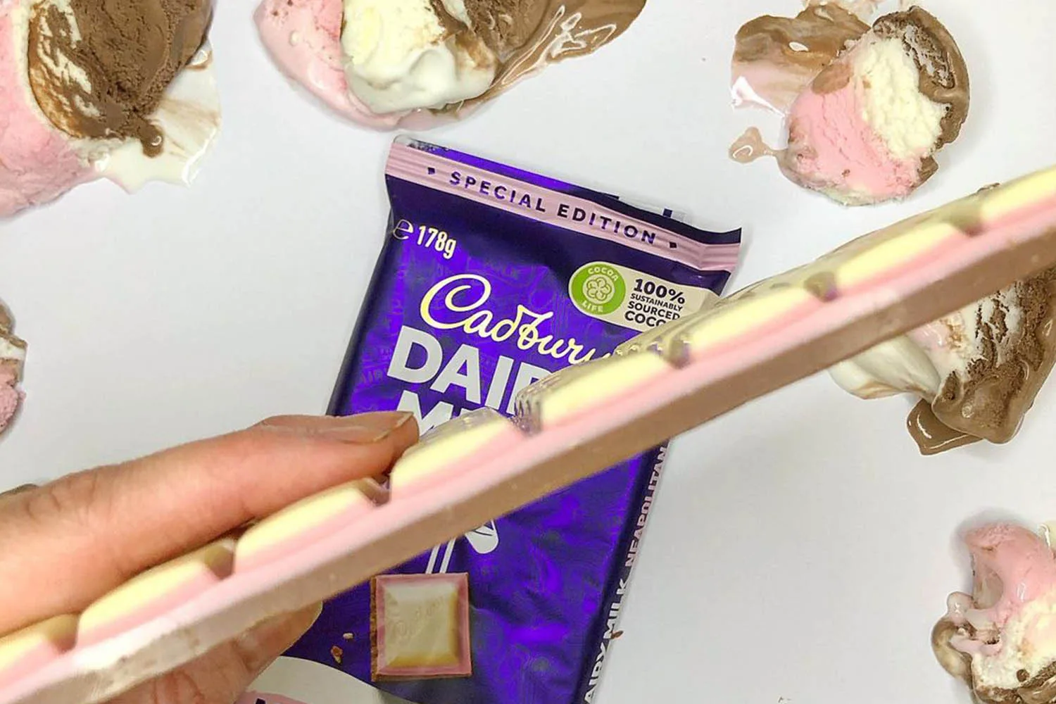 Cadbury Neapolitan chocolate