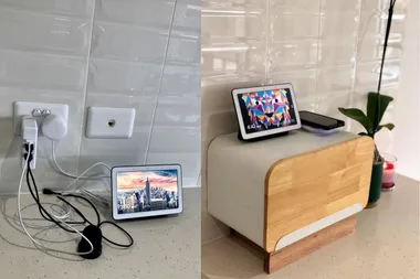 Reader project: From $19 Kmart bread bin to stylish charging station