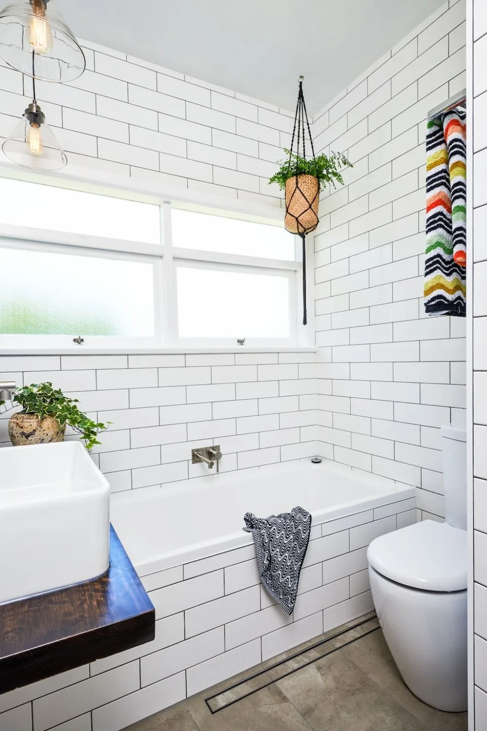 finished bathroom