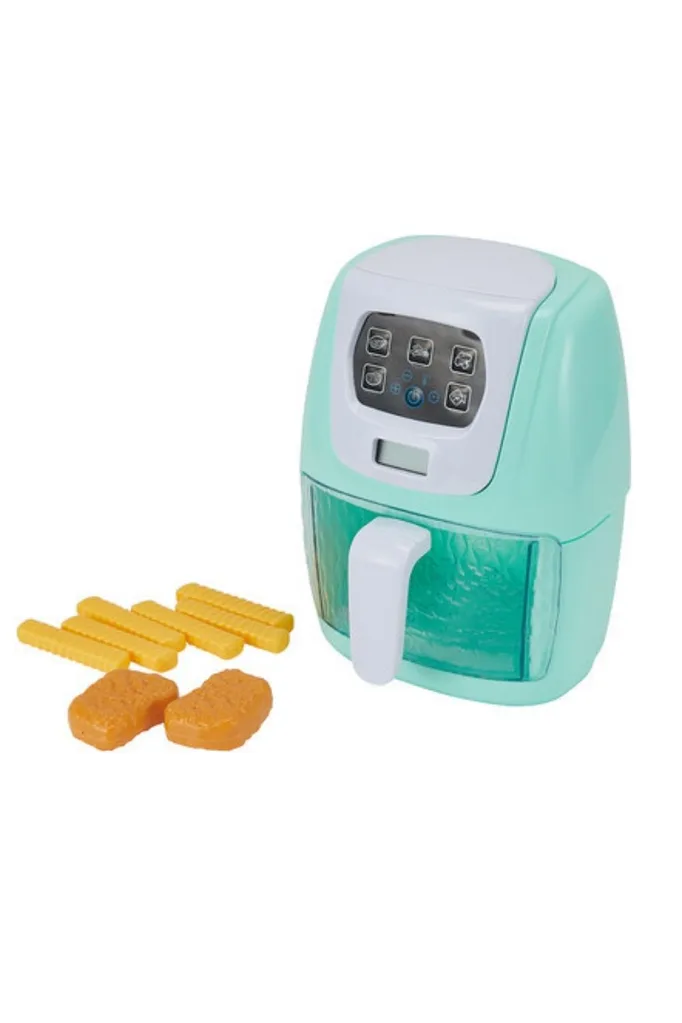 air fryer with nuggets and chips