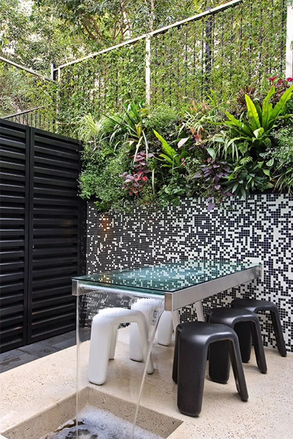 table in patio