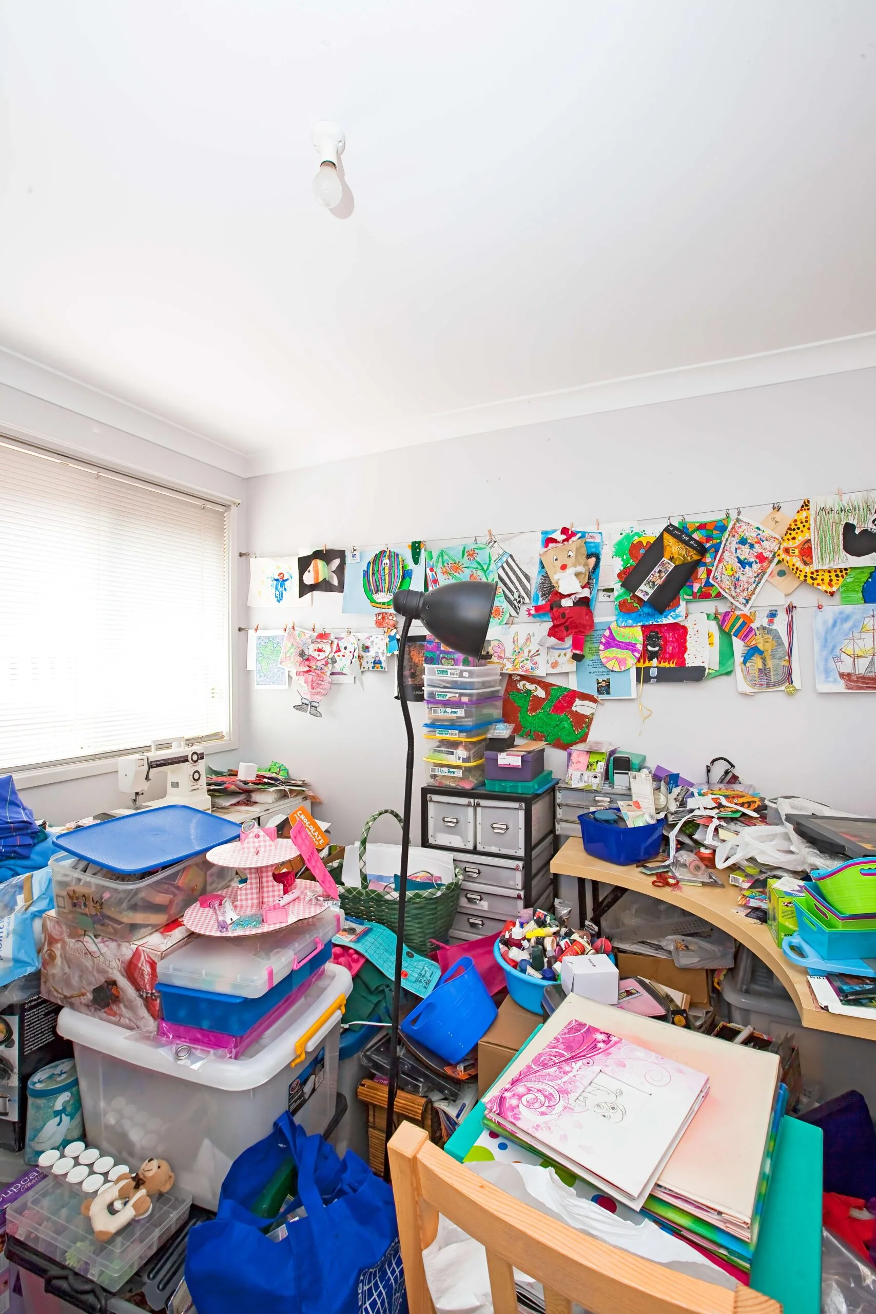 Messy spare room