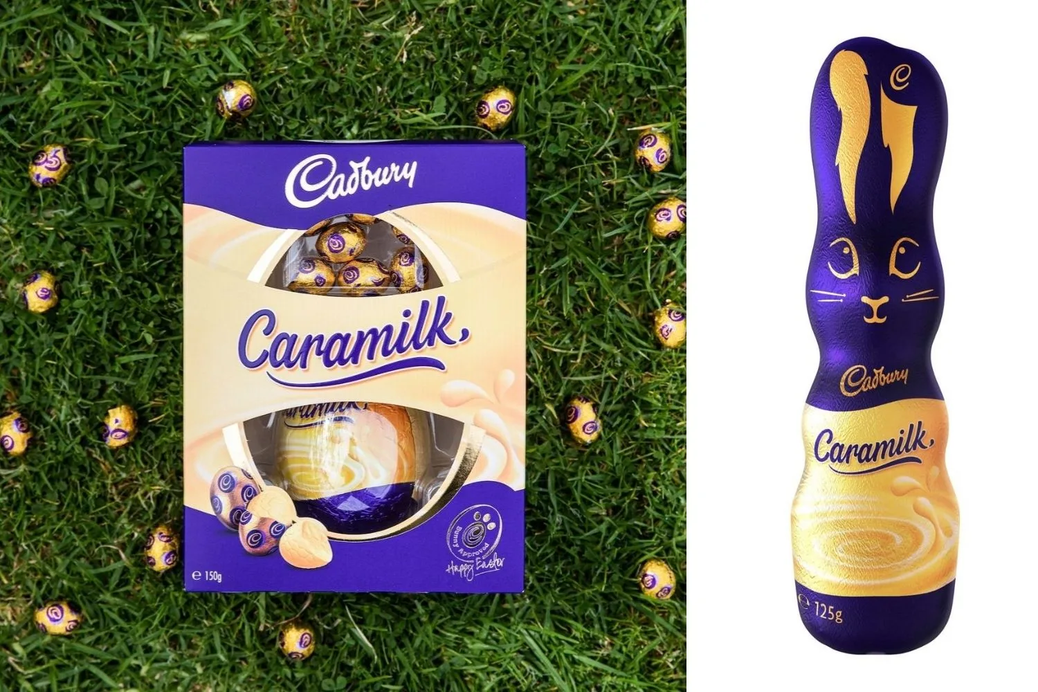 Cadbury’s Caramilk Easter bunnies have hit supermarket shelves