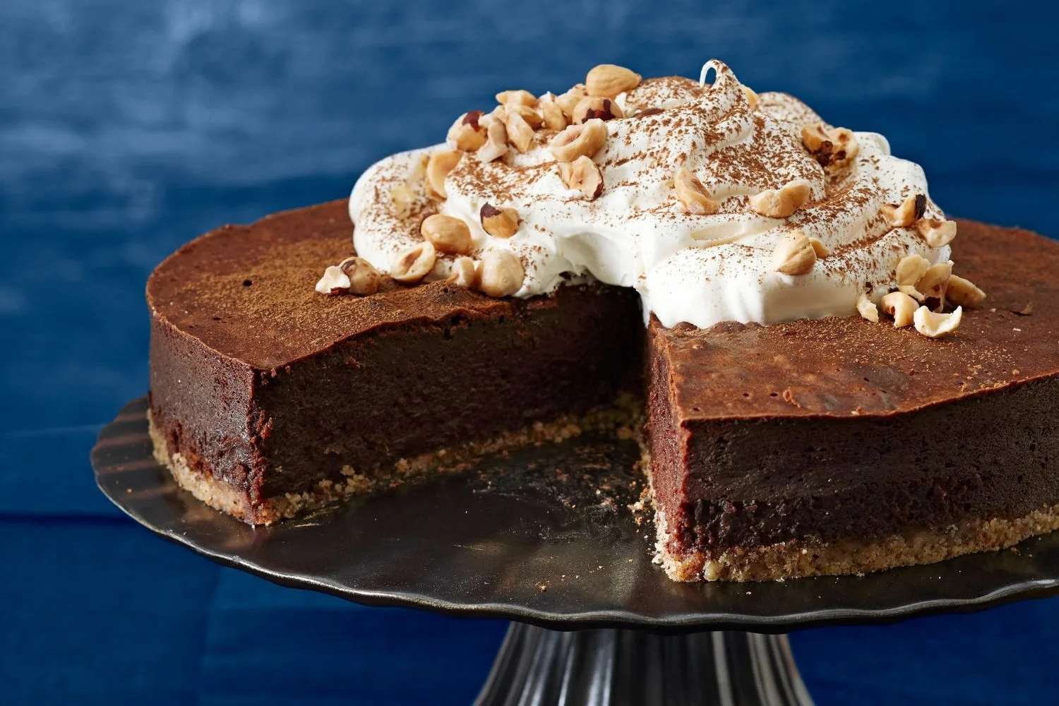 Chocolate hazelnut mousse cake