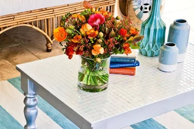 How to make a mosaic coffee table