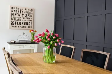 How to make a timber panel feature wall