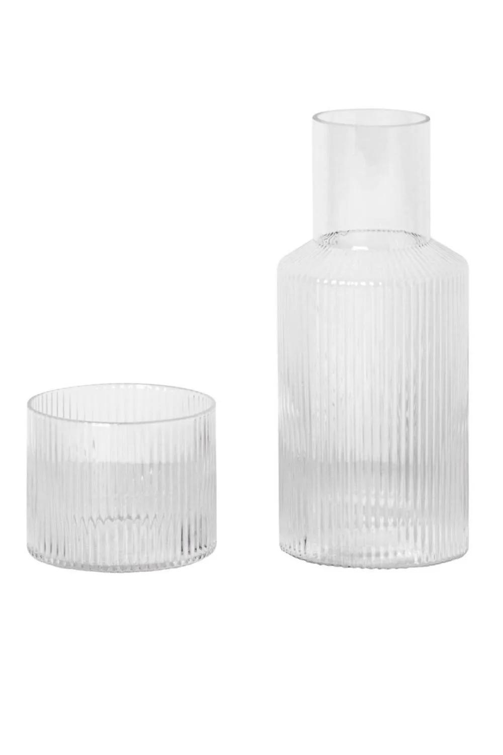 rippled carafe