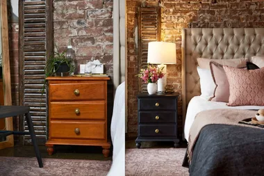 Tara gives an old pine bedside table a makeover