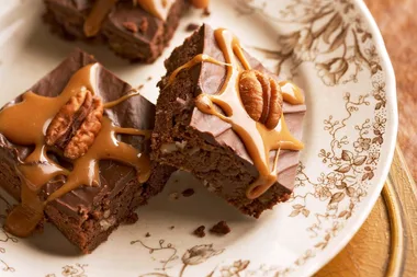 Turtle brownies