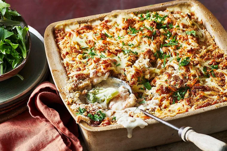 Fast Ed’s modern take on the classic ’70s oven-baked Chicken Divan