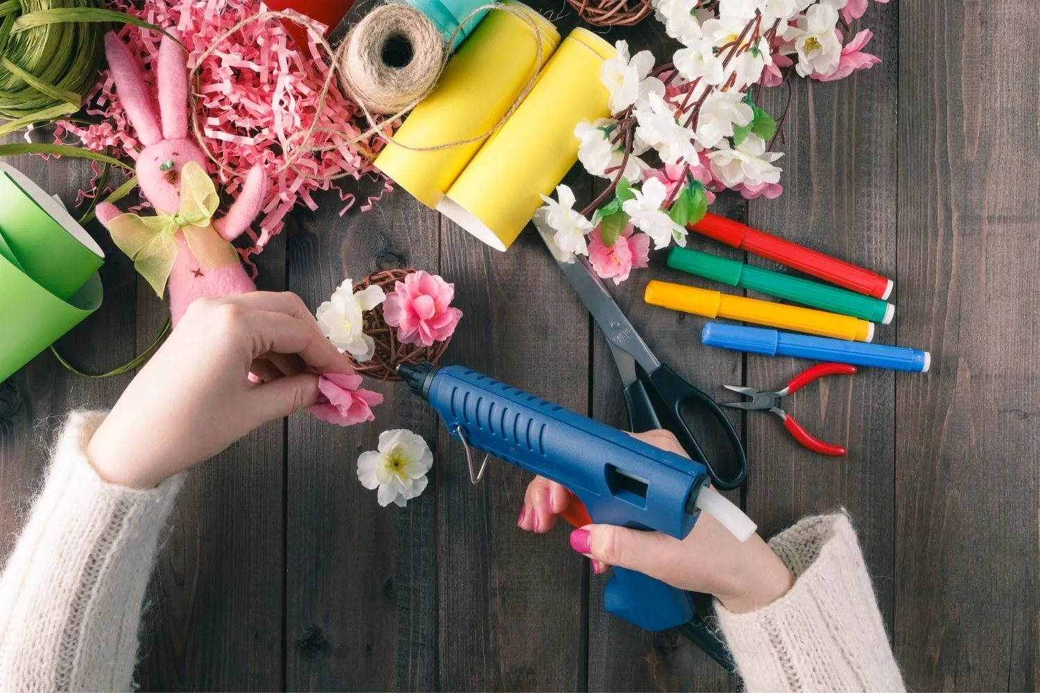 hot glue