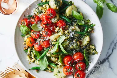 Karen Martini’s pesto pasta salad