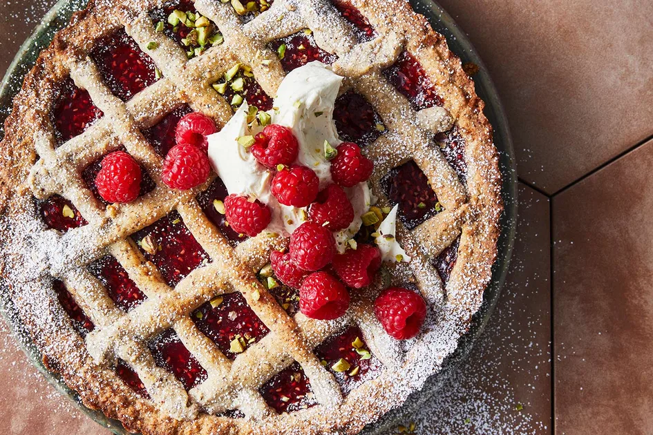 Easy Schnapps, raspberry and hazelnut tart Recipe - Better Homes & Gardens Australia