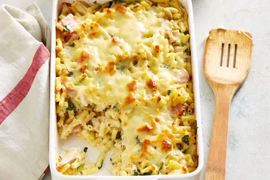 Chicken macaroni bake.