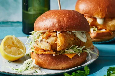 Murray cod fish burger