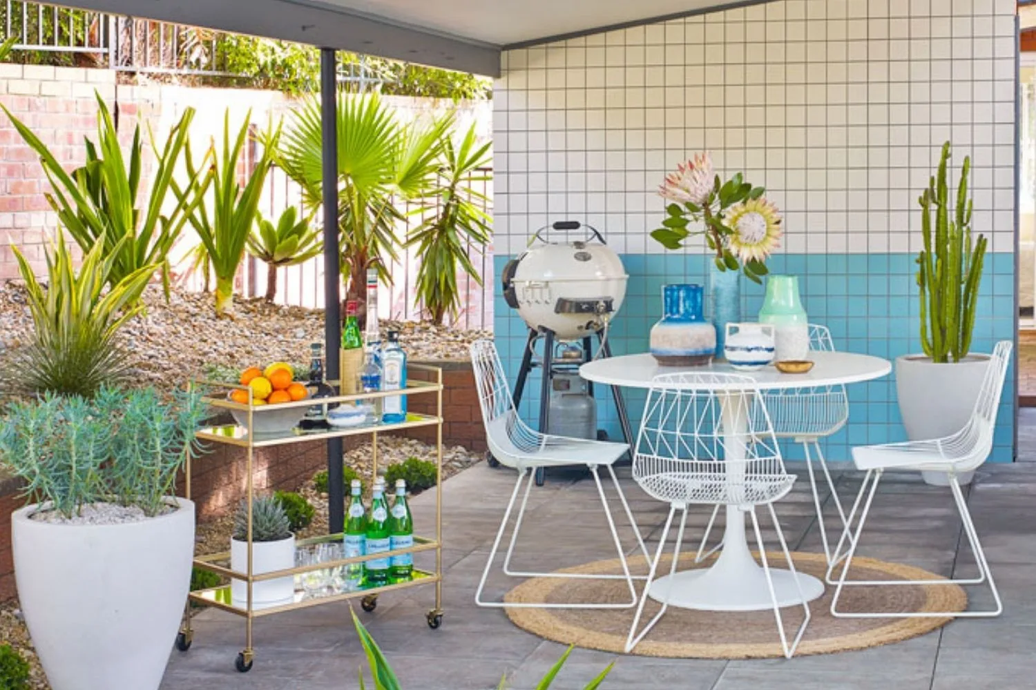 How to create a tiled feature wall