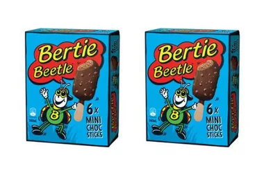 You can now buy Bertie Beetle ice cream at Aldi