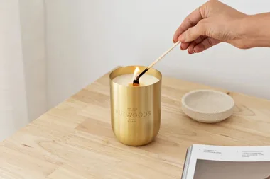 This candle turns into an herb garden