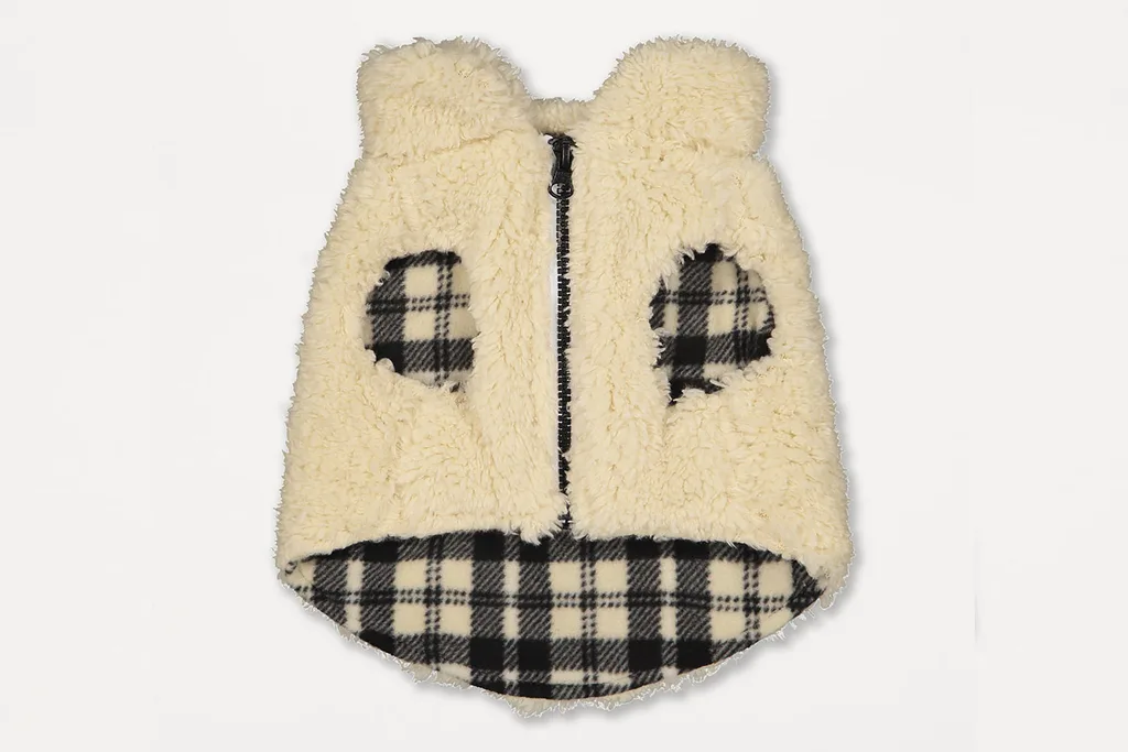 Kmart sherpa pet vest