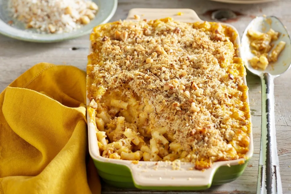 Pumpkin mac and cheese.