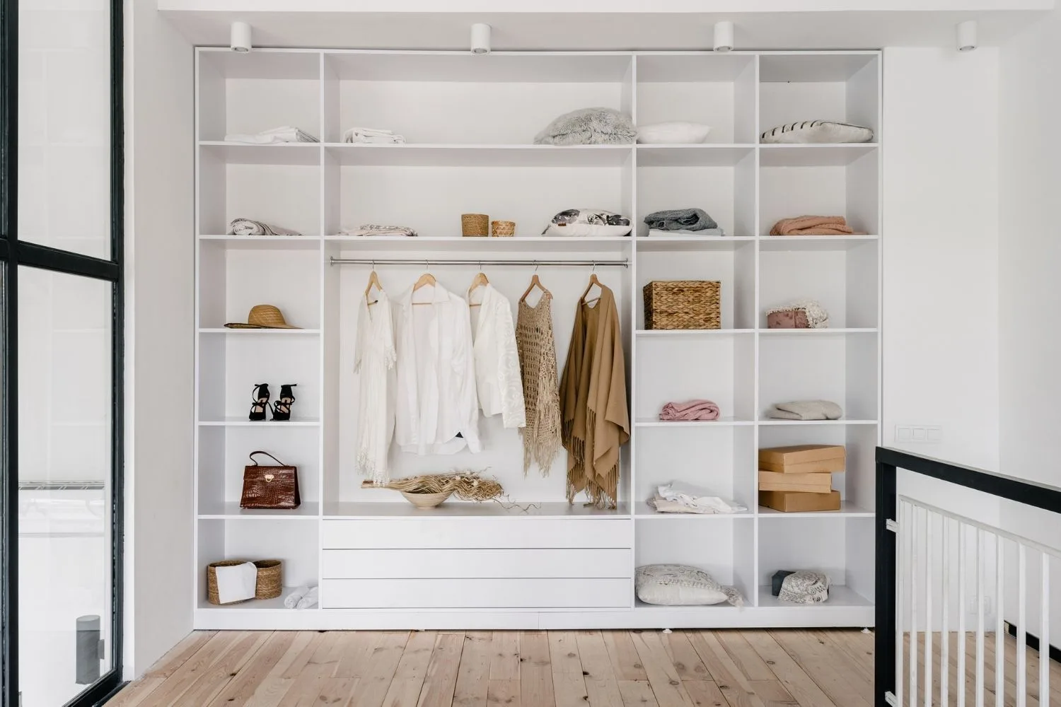 open closet storage