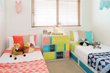 Before & after: A colourful and clever kids’ room makeover