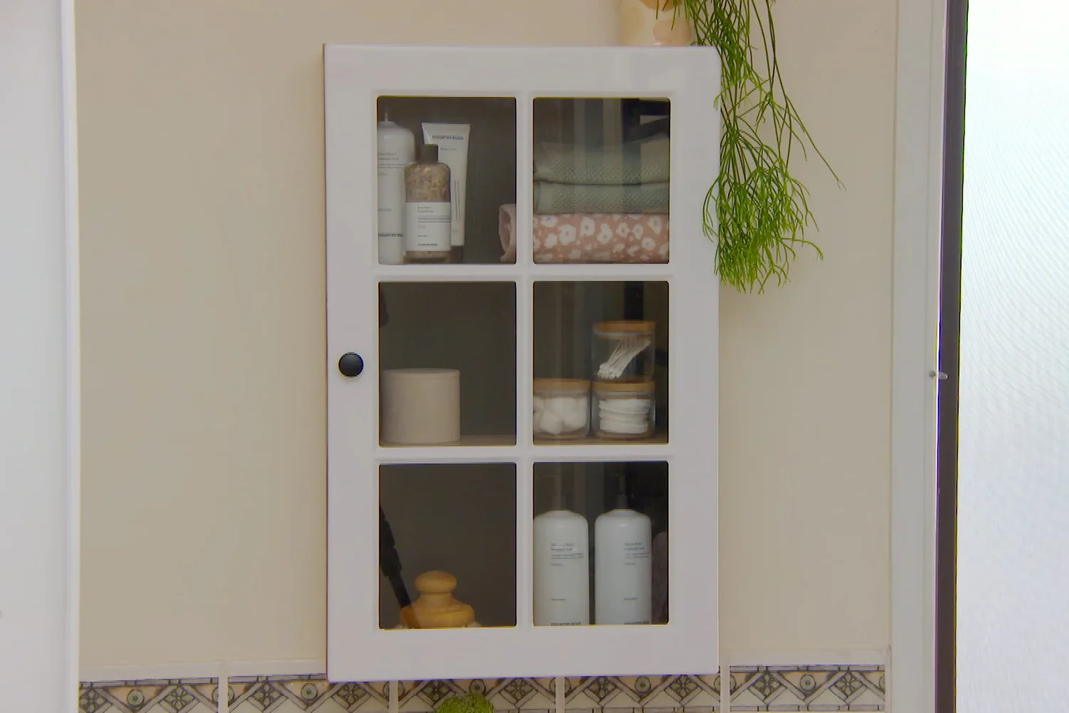 Adam makes a bathroom cabinet