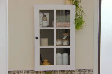 Adam makes a bathroom cabinet
