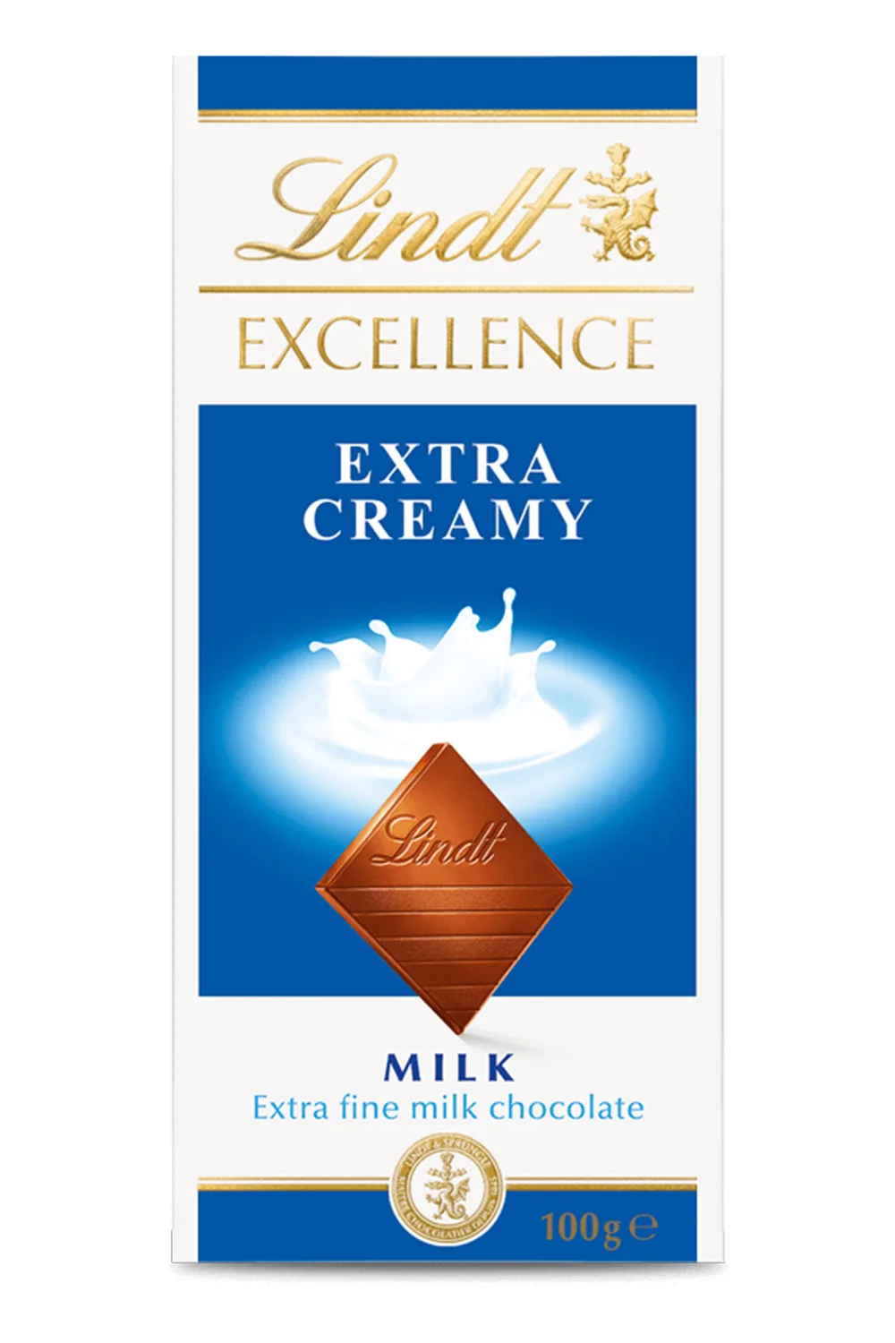 Lindt Excellence milk chocolate block