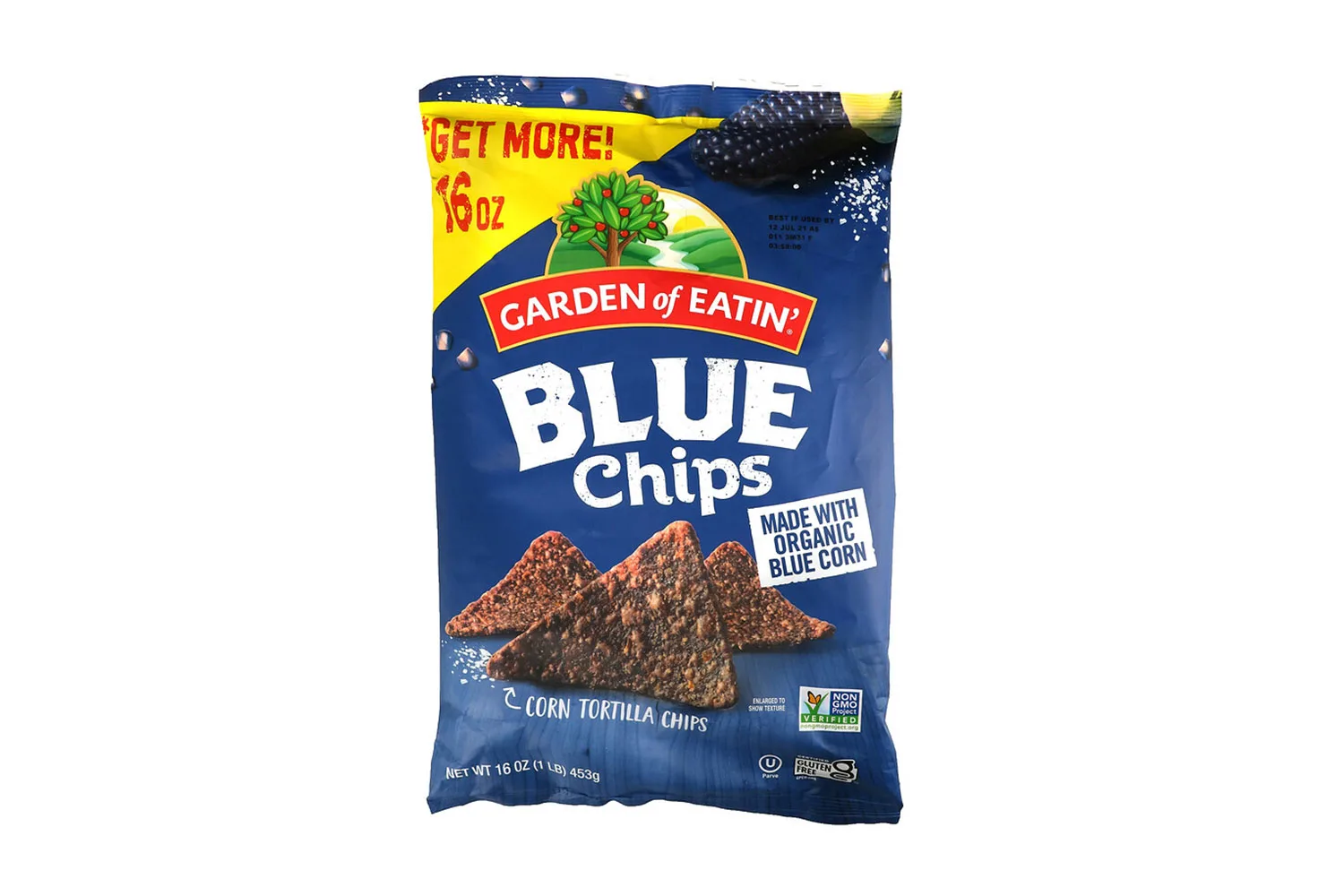 Garden of Eatin' Blue Corn Tortilla Chips.