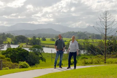 Joh and Ed visit Murwillumbah