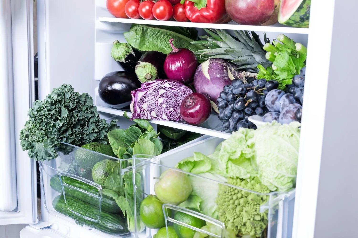 veg in fridge drawer