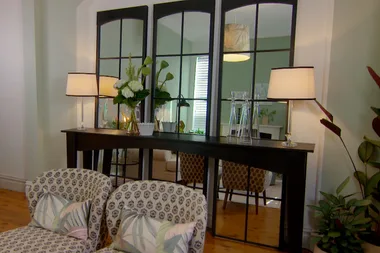 How to upcycle a wardrobe door mirror