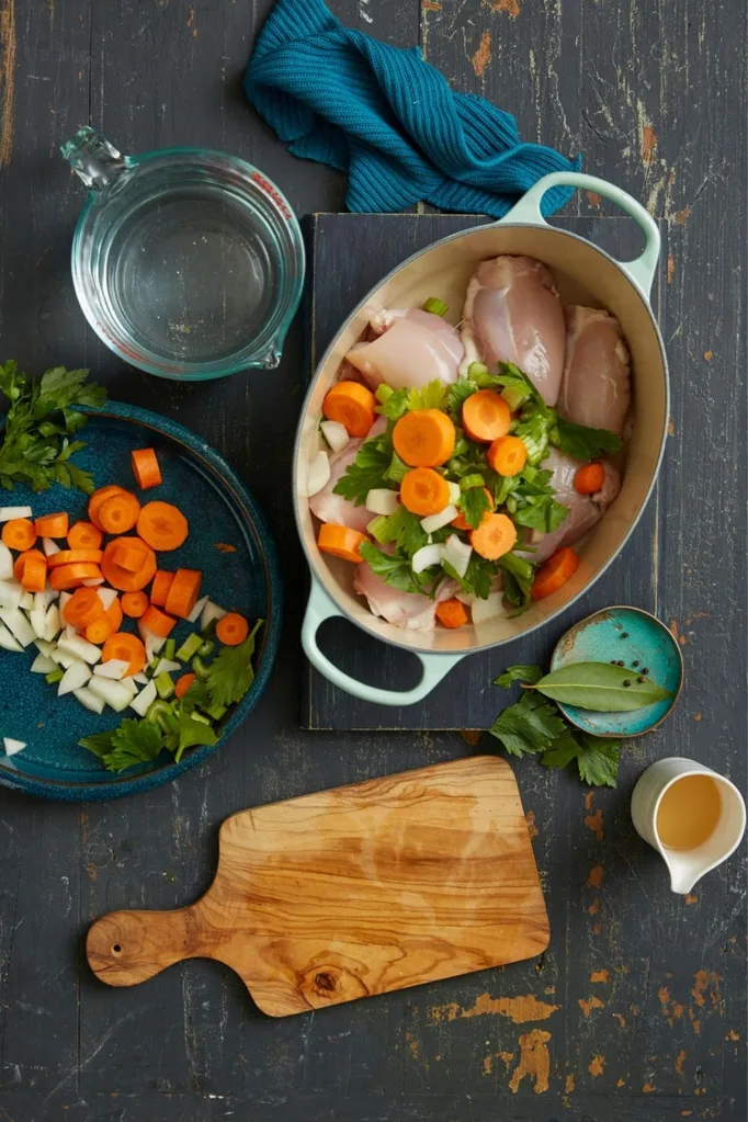 veg in pot