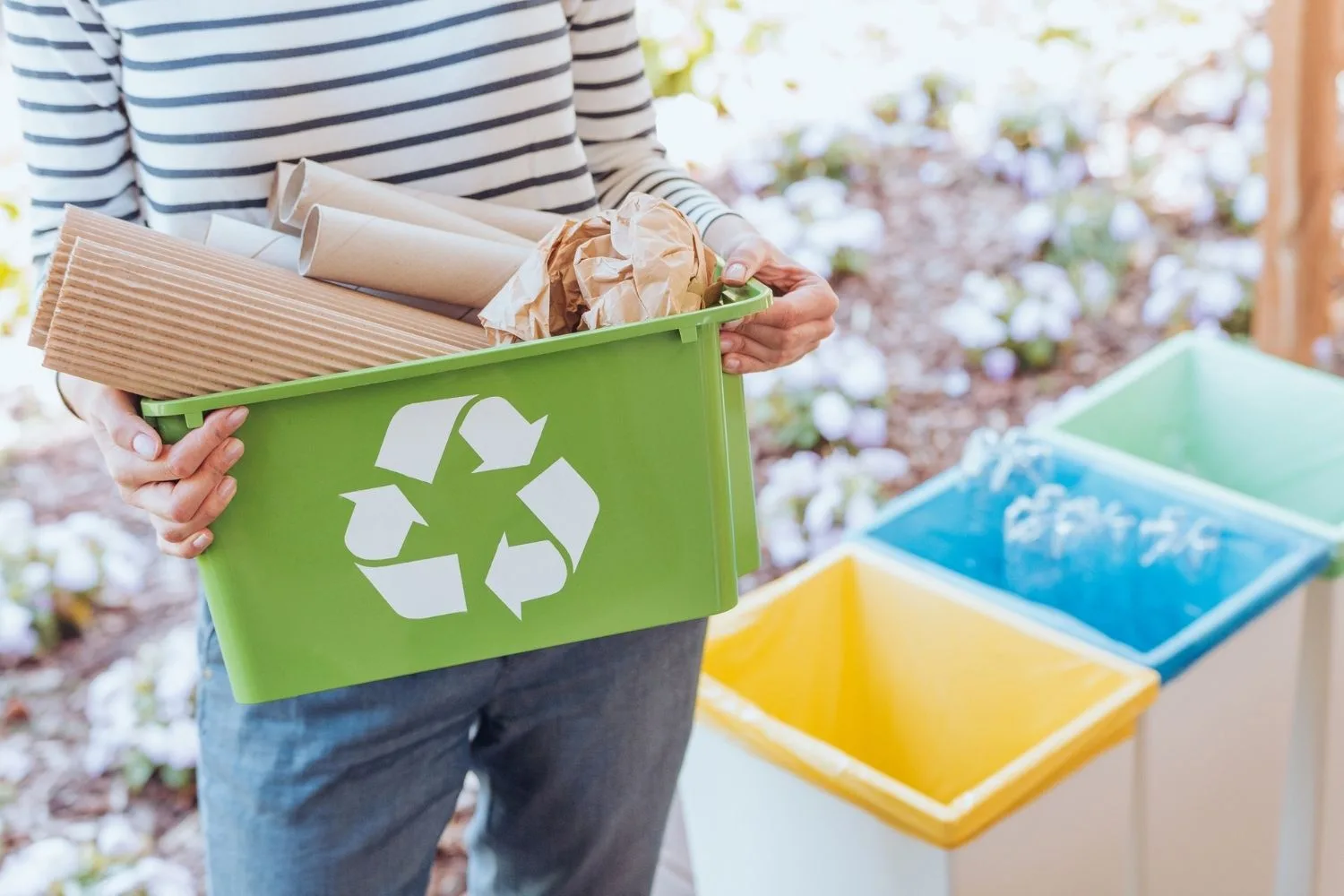recycling buckets