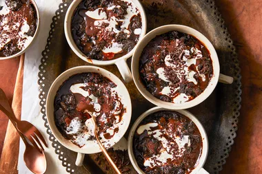 Cheat’s sticky mocha pudding